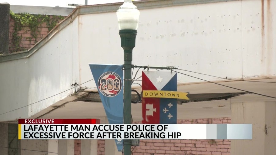 Lafayette man accuses Lafayette Police Department of excessive force