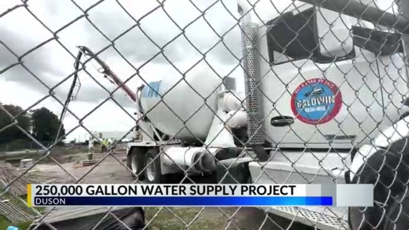 Duson's $5 million Water Enrichment Projects adds 250,000 gallons of water