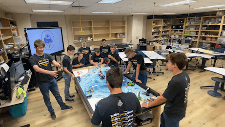 St. Michael Middle School Saints Robotics team heads to global competition