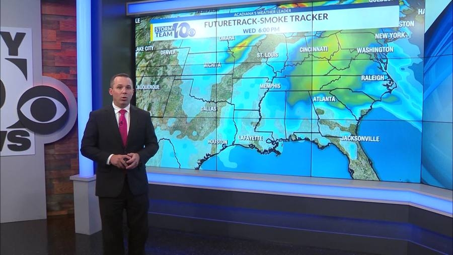 Saharan dust and wildfire smoke lowering air quality, could cause respiratory issues