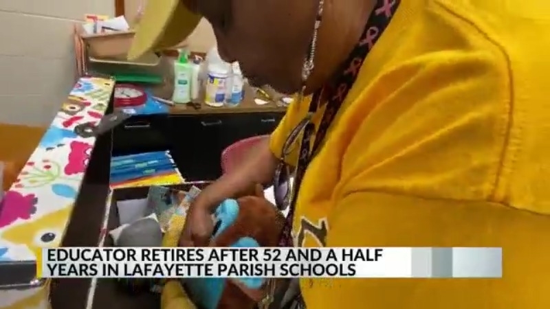Lafayette educator retires after over 50 years dedicated to inspiring students