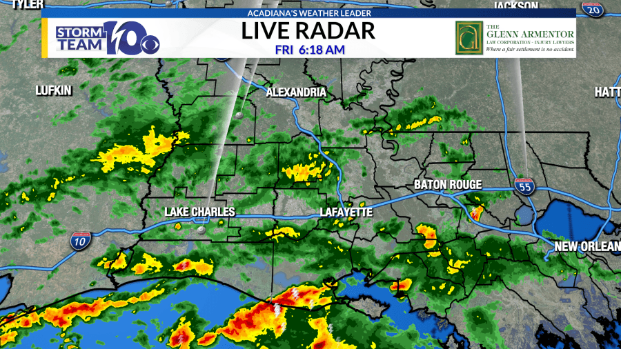 Showers and storms are back in Acadiana, rainy Mother's Day weekend ahead