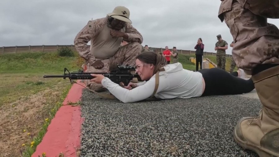 Arkansas educators learn marksmanship, experience field training during California Marine Corps workshop