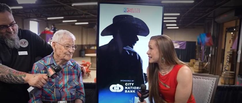 99-year-old WW2 veteran attends San Angelo Rodeo