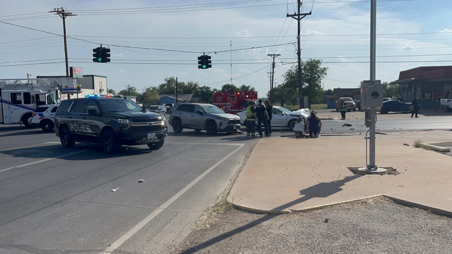 Crash Downtown sent 2 people to the hospital