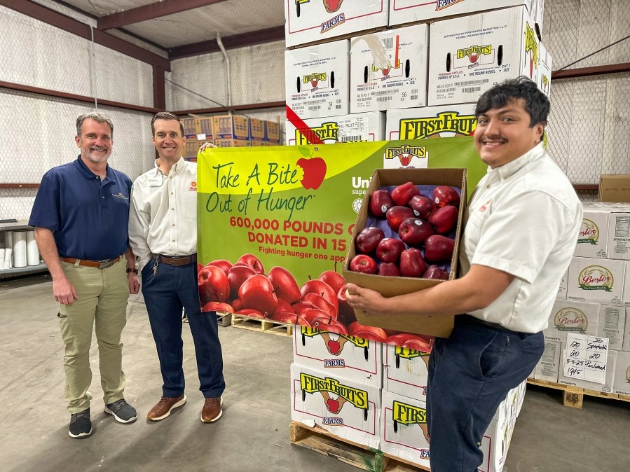 Local food bank receives 1.9K pounds of apples through donation program