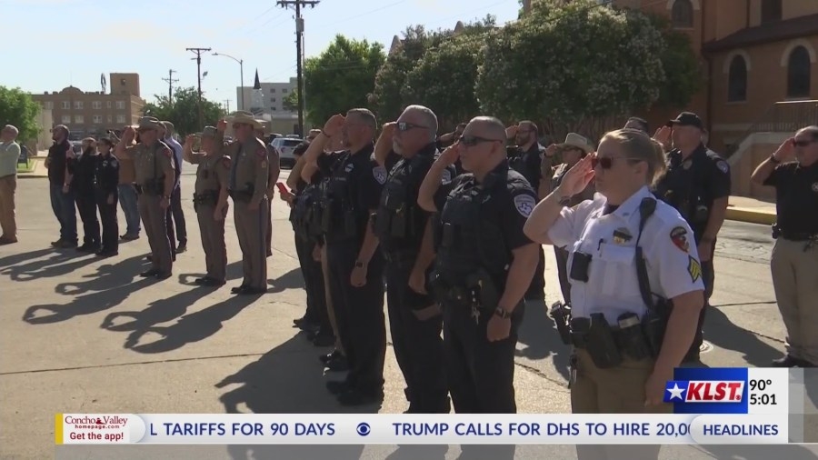 San Angelo honors fallen officers with police week ceremony