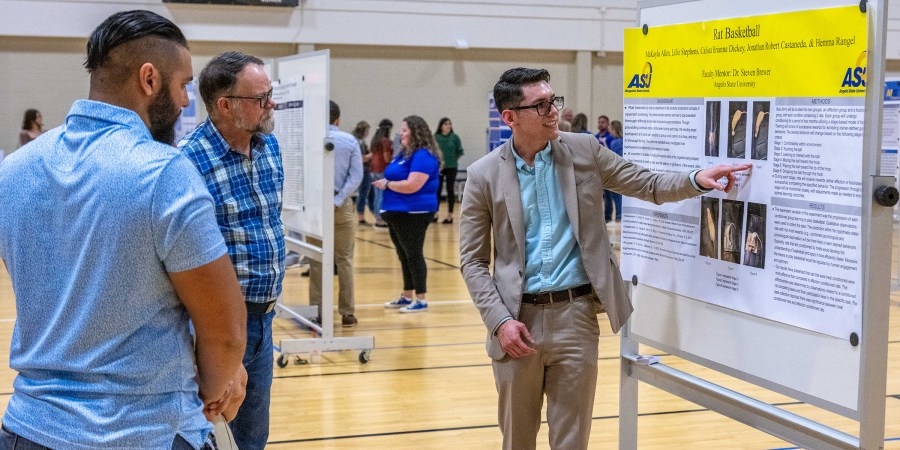 ASU students show off their research projects at symposiums