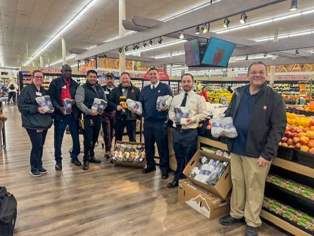 Stepping up for those in need: United Supermarkets, Market Street deliver 1,000 pairs of socks to Salvation Army