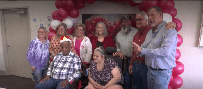 WATCH: Valentine's Day celebrations at Sienna Nursing home