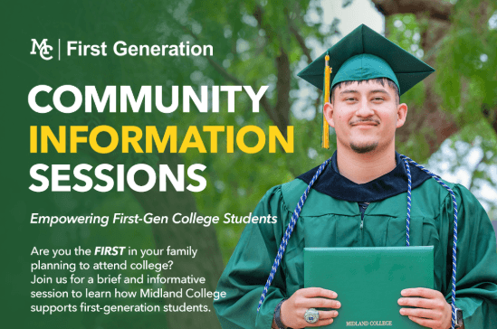 Midland College offers multiple resources to first-generation college students