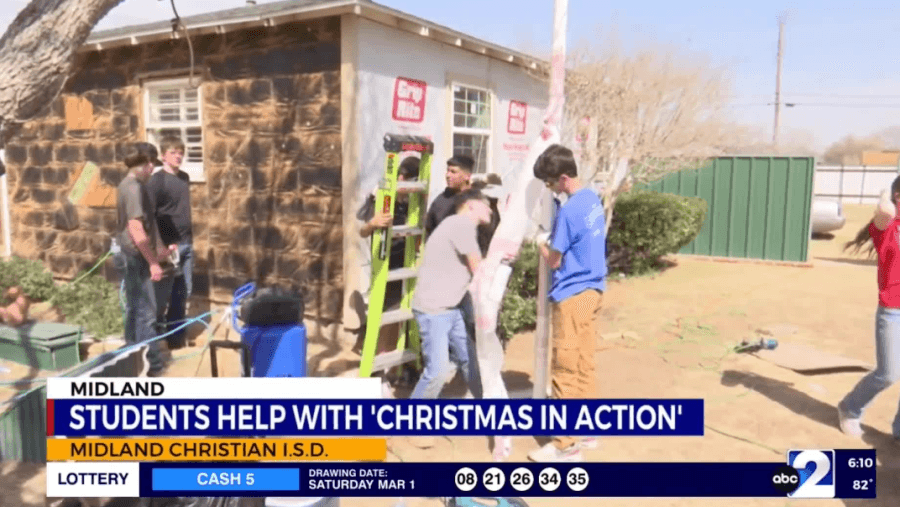 Midland Christian students spend Spring Break giving back to the community