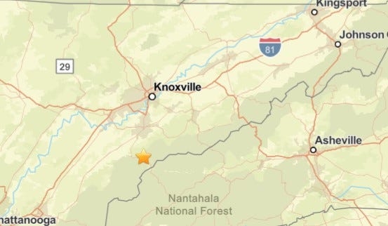 4.1-magnitude earthquake shakes East Tennessee and Knoxville