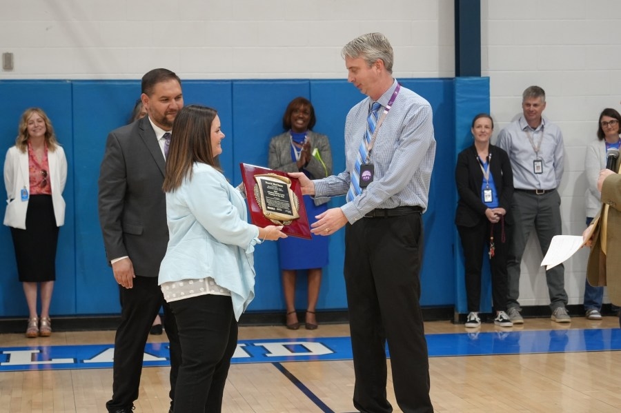 Woodland Jr. High principal named 2025 Principal of the Year