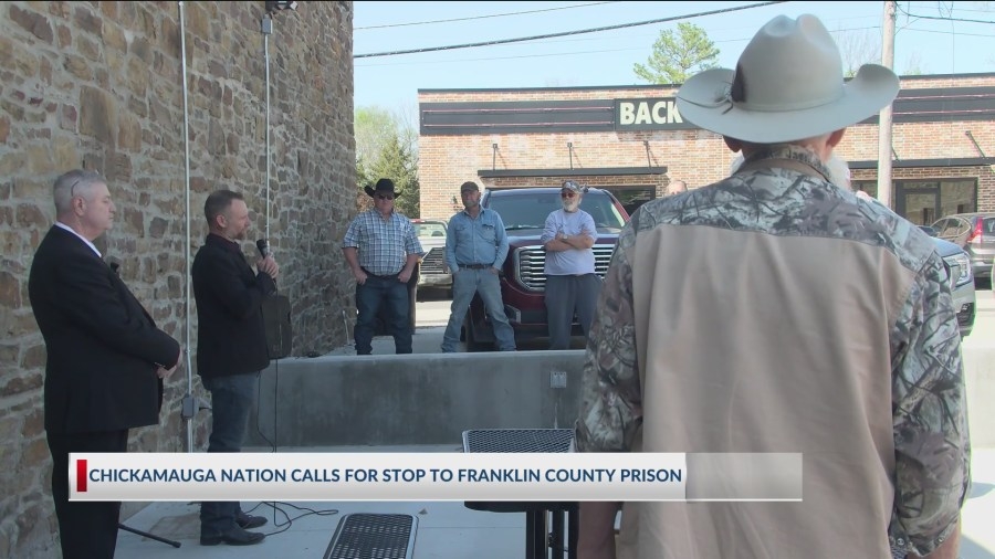 Chickamauga Nation discuss findings of archeological study, opposing Franklin County prison