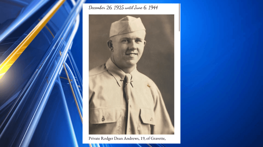 Burial service to be held June 9 for Gravette WWII soldier killed in D-Day invasion