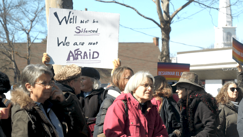 Northwest Arkansas residents gather for National Day of Protest
