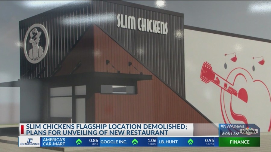 First Slim Chickens location demolished to be rebuilt as drive-thru only restaurant