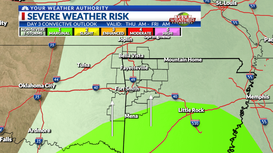 Big time storm system moving in Wednesday night
