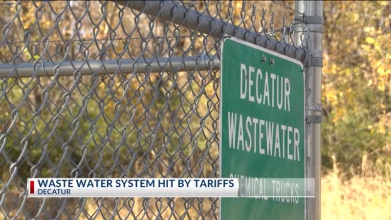 Decatur wastewater treatment plant hit with tariffs