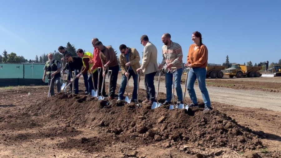 OLCC breaks ground on new, 347,000-square-foot Canby warehouse