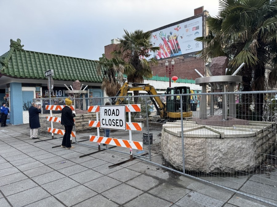 Controversial statues in Portland's Old Town taken down