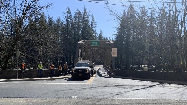 Stark Street Bridge reopens following months of repairs due to partial wall collapse
