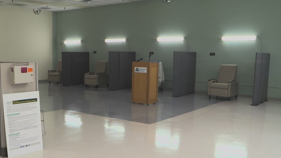 13 new sobering stations at MultCo defelction center provide ‘path to recovery'