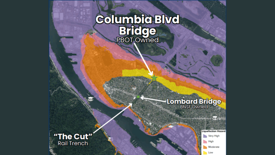 ‘Ticking time bomb': Oregon lawmakers consider funds for Cascadia-ready Columbia Boulevard bridge
