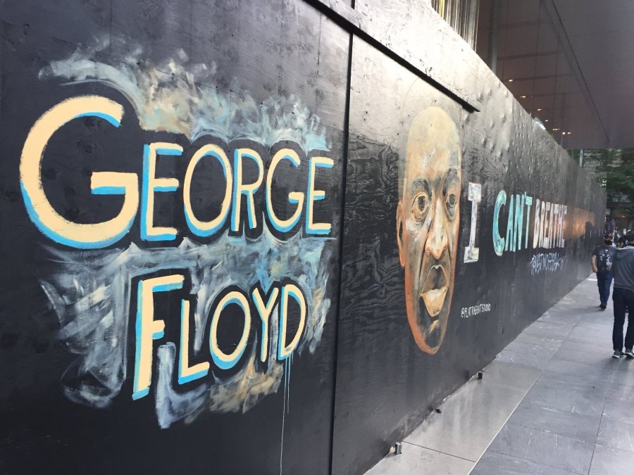 After years of preservation, Portland's George Floyd mural is now in storage