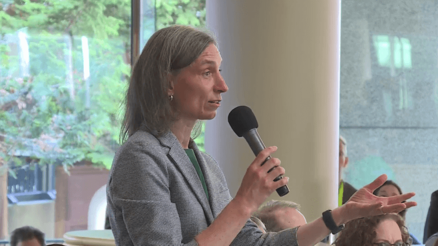 ‘Reclaim compassion': Congresswoman Dexter gets emotional during town hall