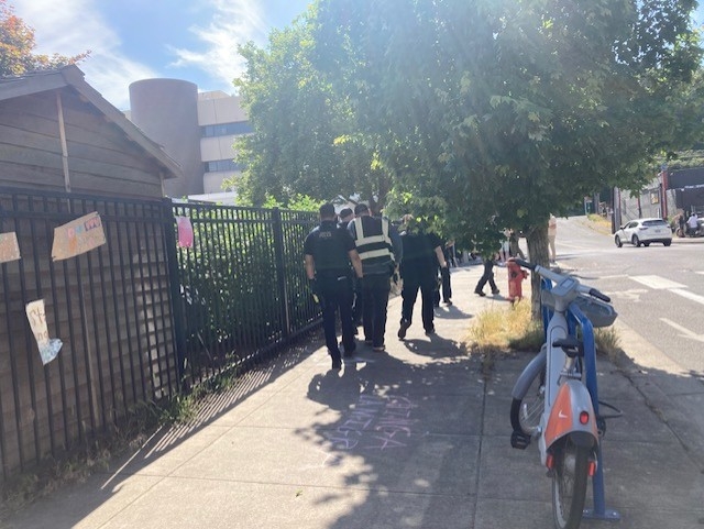 Anti-ICE protests continue to grow in downtown Portland