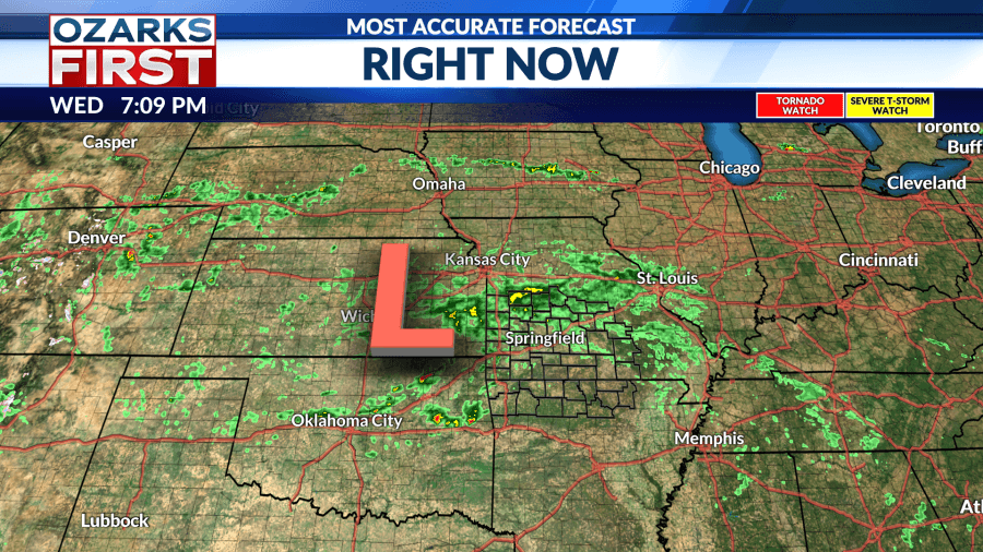 Wednesday, May 7 forecast: Localized pockets of heavy rain possible into Thursday