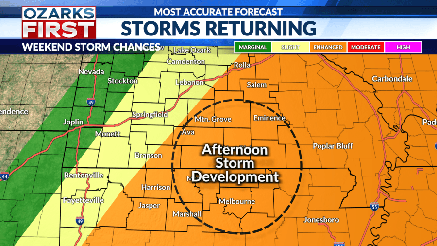 Severe weather expected tonight; more storms on Sunday