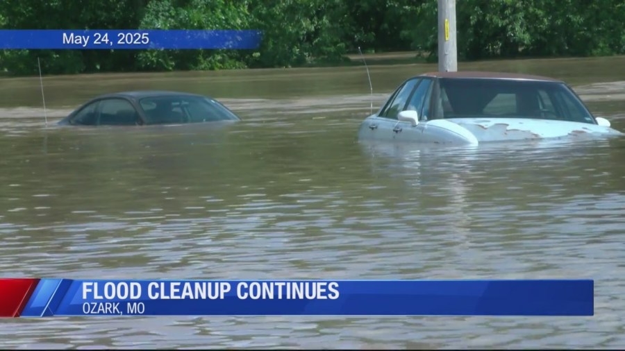 Flooding cleanup continues in Ozark