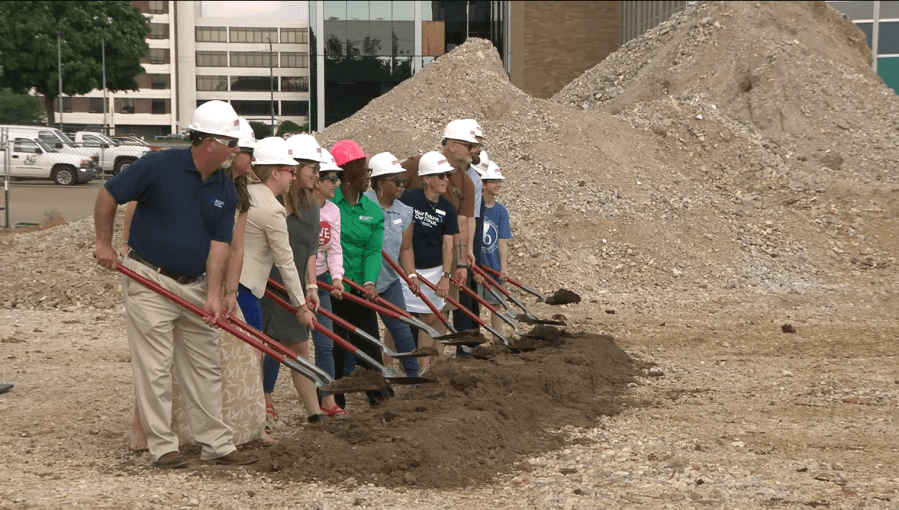 Groundbreaking ceremony marks the official start of Pipkin Middle School's construction
