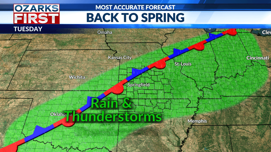 Daily chances of rainfall to end this week