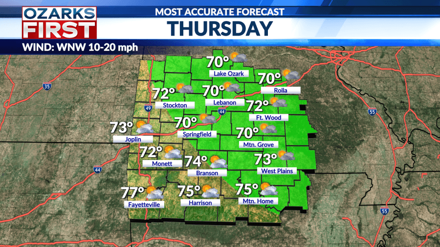 Tuesday, April 8 forecast: A full week of spring