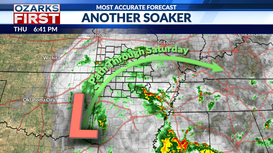 Thursday, June 12 forecast: Flooding risk Friday, summer weather returns this weekend