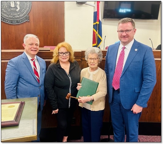Greene County celebrates 96-year-old election judge's service