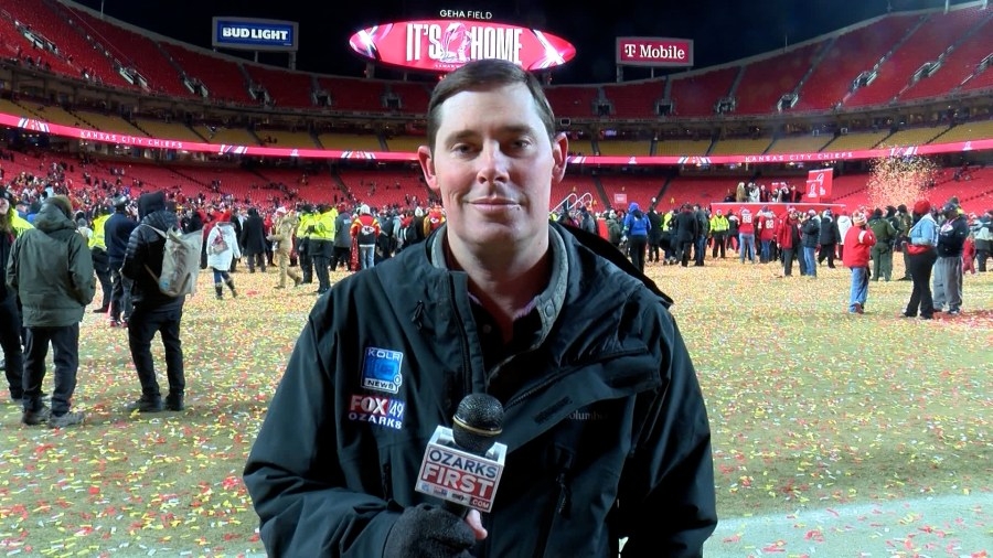 Chiefs celebrate AFC Championship