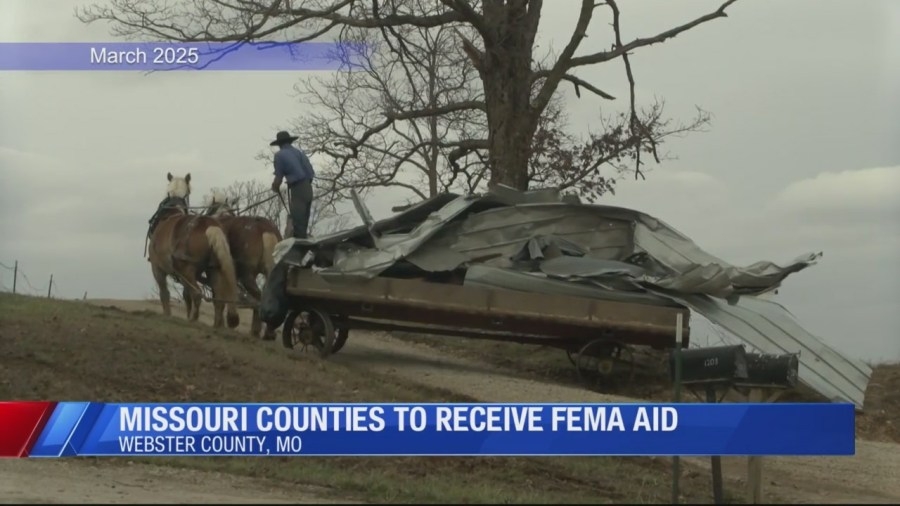 FEMA funds aid Missouri counties hit by severe weather