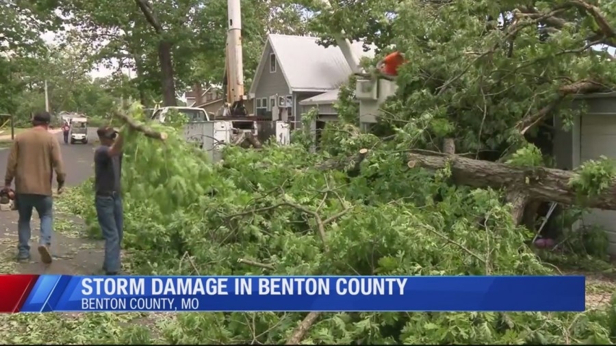 ‘Please Lord, help us'; Benton County residents start pickup after Monday's severe weather