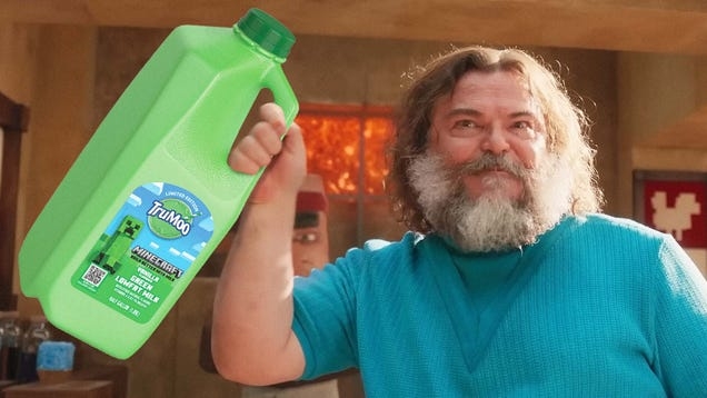 Green Minecraft Movie Milk Gets Its Color From Chemicals The Government Wants To 'Eliminate'