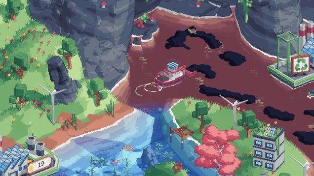 The World Is A Mess, But This New Tiny Boat Game Lets You Clean It Up
