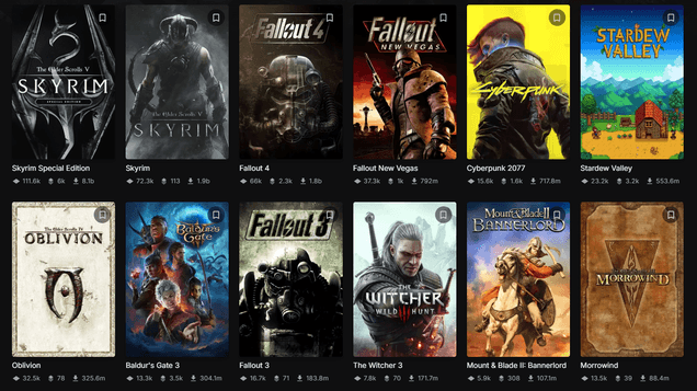 World's Biggest Modding Site Has Been Sold After 24 Years: 'The Strain Of Being Responsible For The Behemoth I Created Has Taken Its Toll'