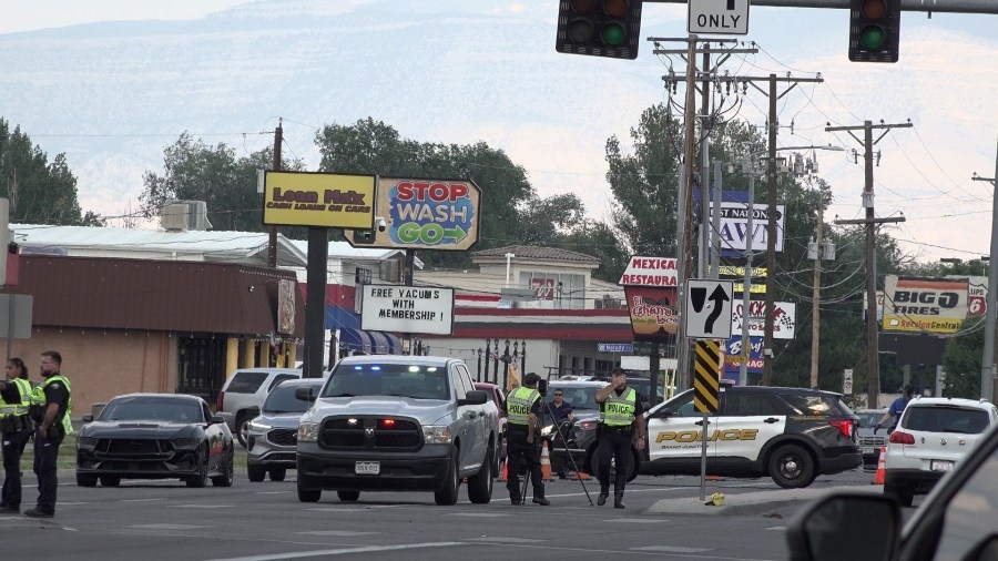 Pedestrian transported to hospital with life-threatening injuries after crash with vehicle