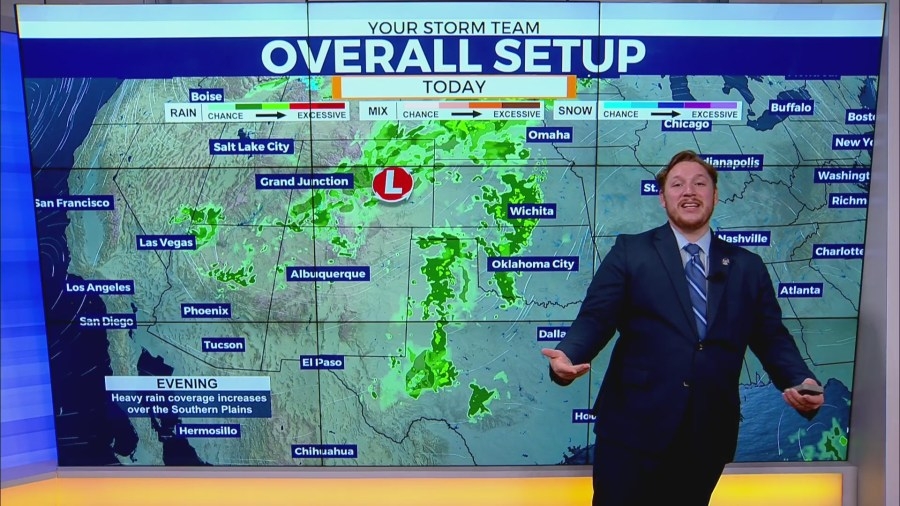 Storm potential reducing slightly overnight, returns Wednesday