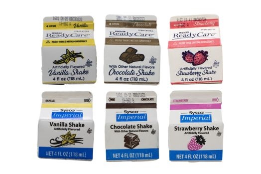 Frozen supplemental shakes are being recalled