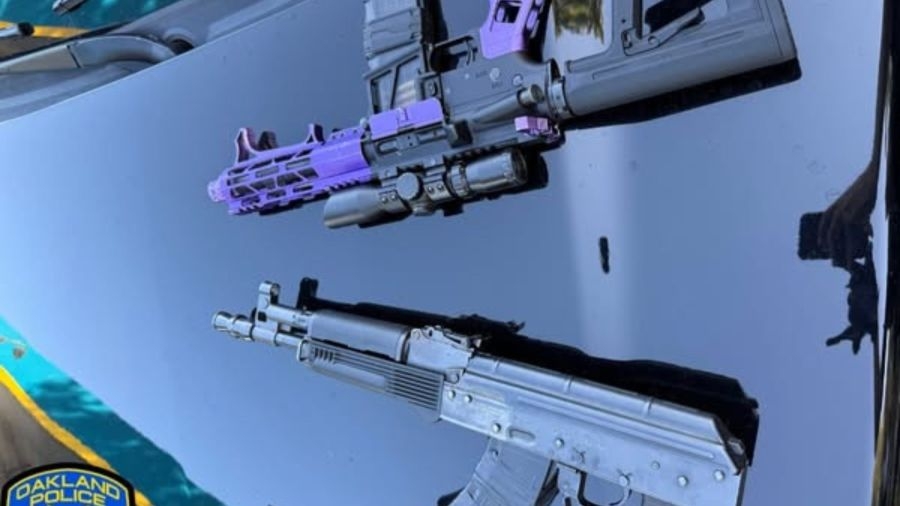 2 firearms found in Oakland traffic store: PD